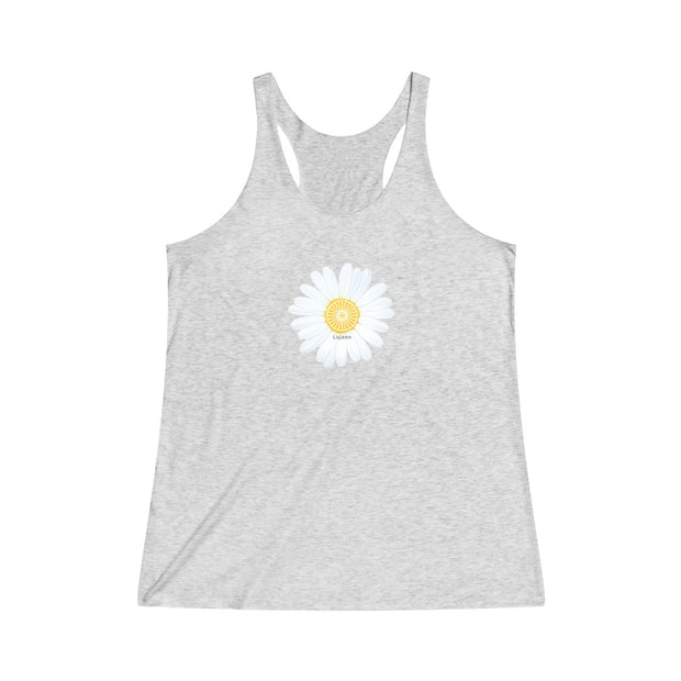 Upsy-Daisy Tri-Blend Racerback Tank (multiple color options)
