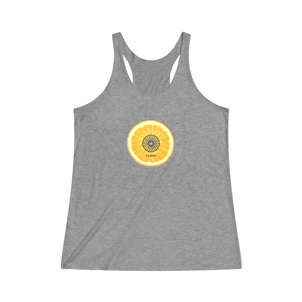 Garden Party Refresher Tri-Blend Racerback Tank