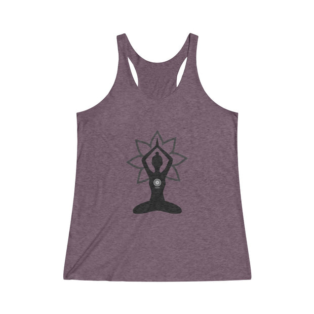 Garden Bloom Tri-Blend Racerback Tank (multiple color options)