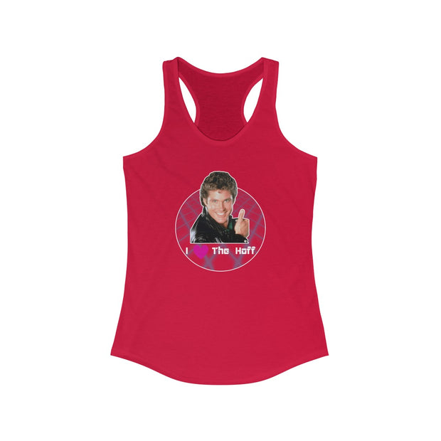 I Heart The Hoff Racerback Tank Top