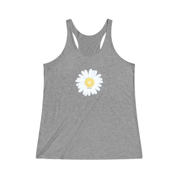 Upsy-Daisy Tri-Blend Racerback Tank (multiple color options)