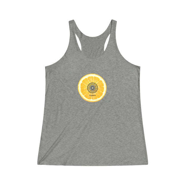 Garden Party Refresher Tri-Blend Racerback Tank