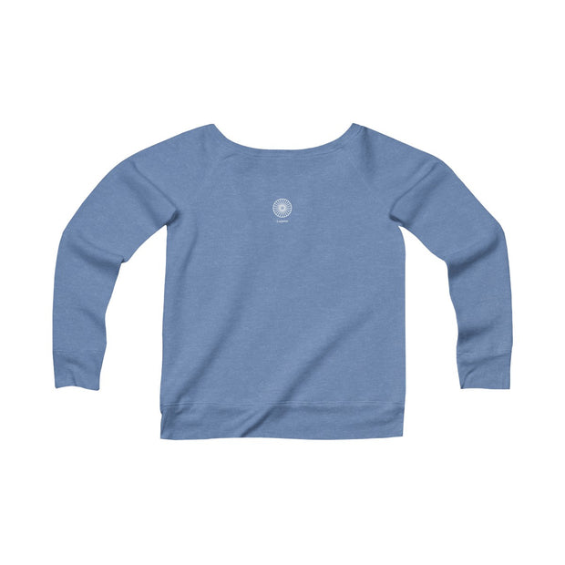 "I Heart The Hoff" Wide Neck Sweatshirt
