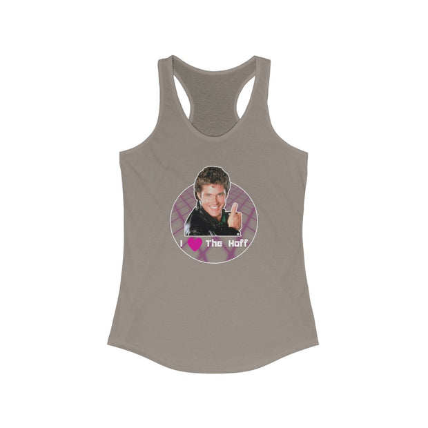 I Heart The Hoff Racerback Tank Top