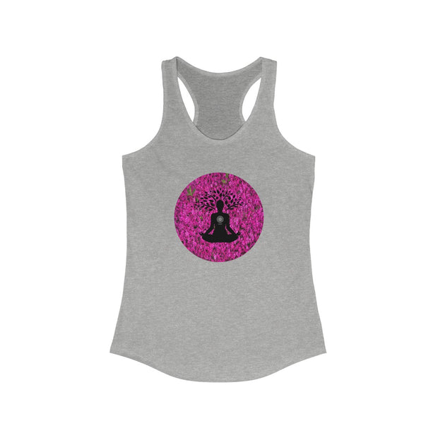 "Jane Fell In the Flower Garden...Again" Women's Racerback Tank Top