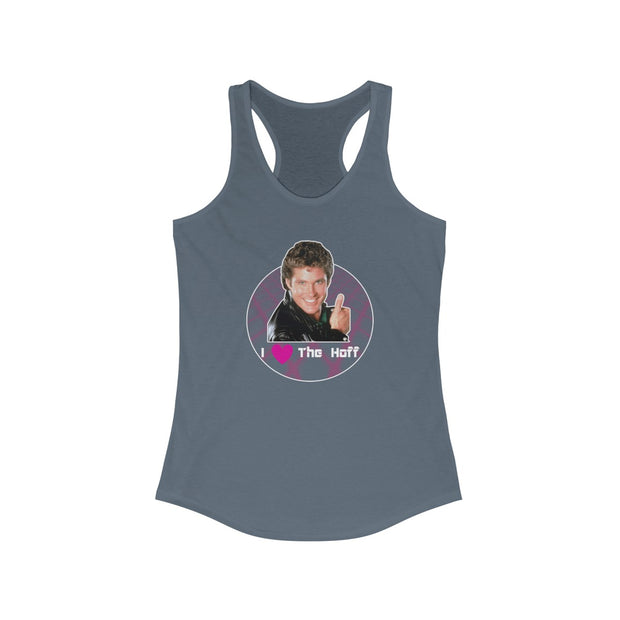 I Heart The Hoff Racerback Tank Top