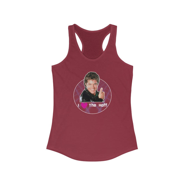 I Heart The Hoff Racerback Tank Top
