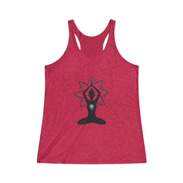 Garden Bloom Tri-Blend Racerback Tank (multiple color options)