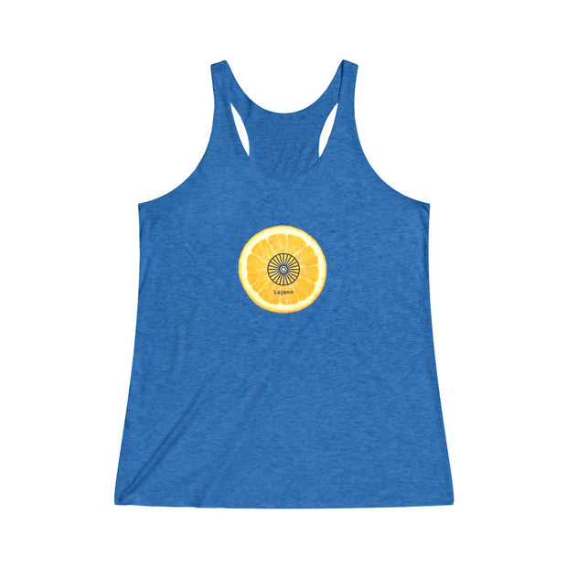 Garden Party Refresher Tri-Blend Racerback Tank