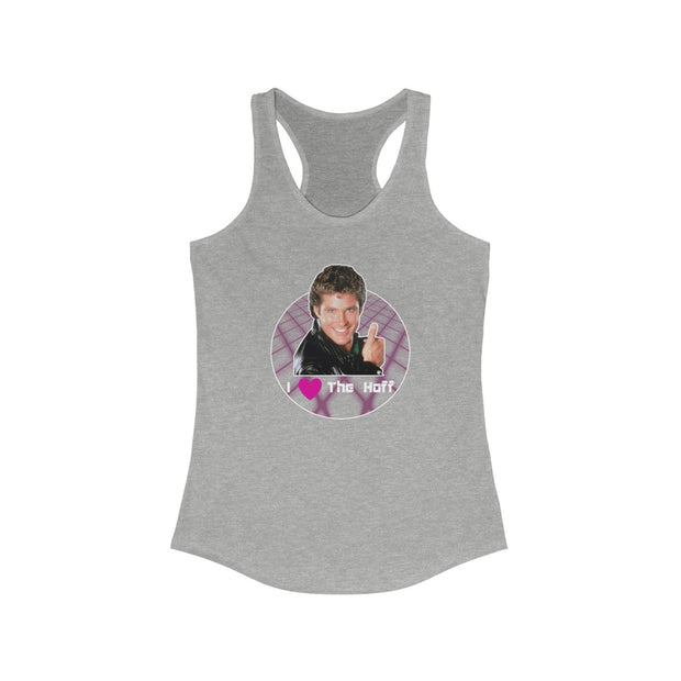 I Heart The Hoff Racerback Tank Top