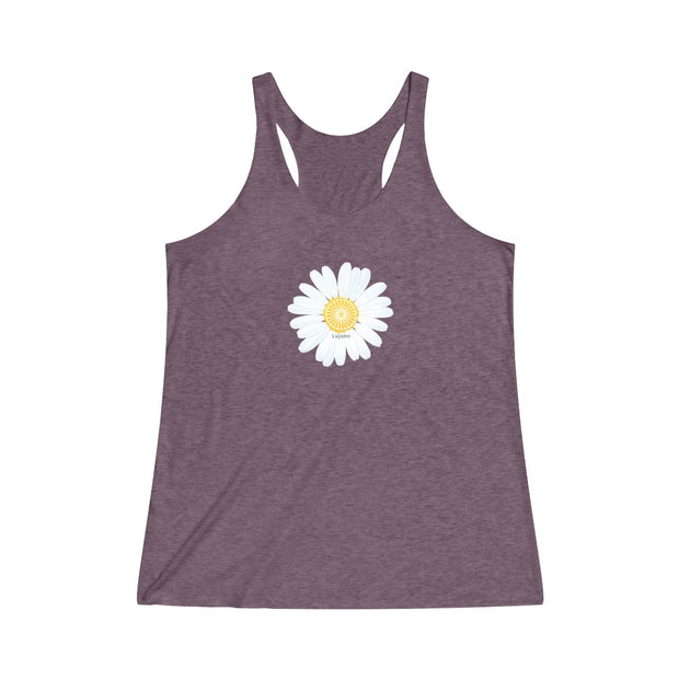 Upsy-Daisy Tri-Blend Racerback Tank (multiple color options)