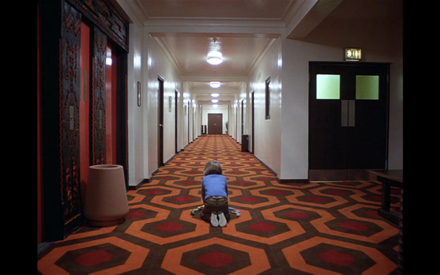 The Shining thriller horror movie mid century design 