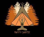 "Happy Camper" Classic Hoodie Sweatshirt