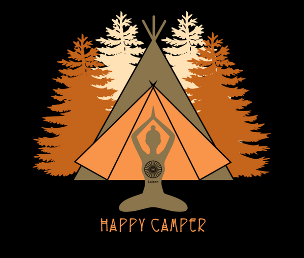 "Happy Camper" Classic Hoodie Sweatshirt