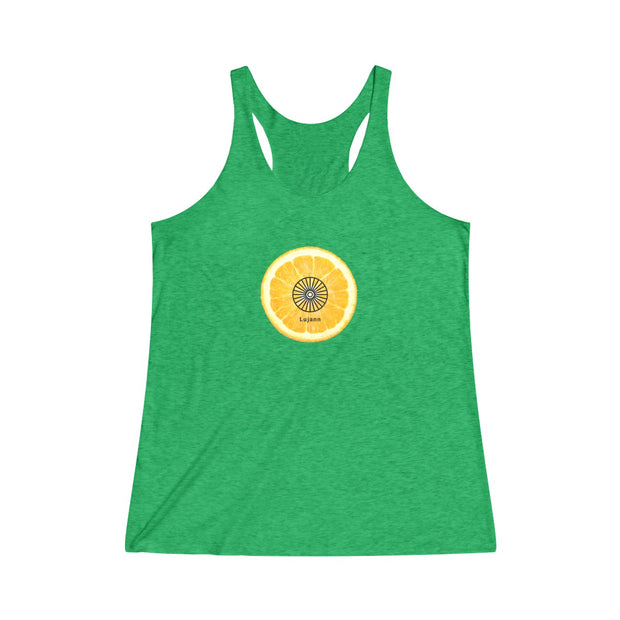 Garden Party Refresher Tri-Blend Racerback Tank