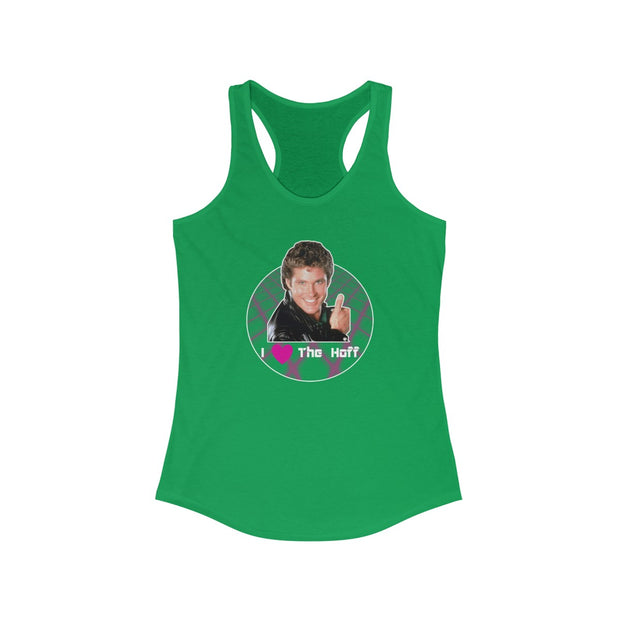 I Heart The Hoff Racerback Tank Top