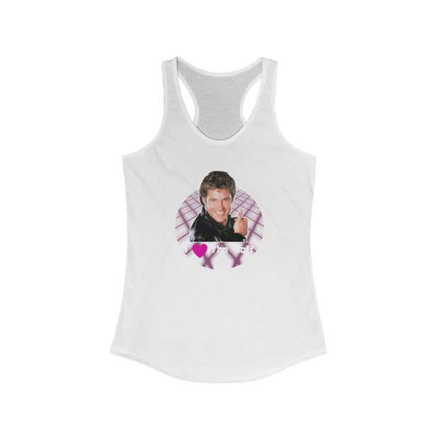 I Heart The Hoff Racerback Tank Top