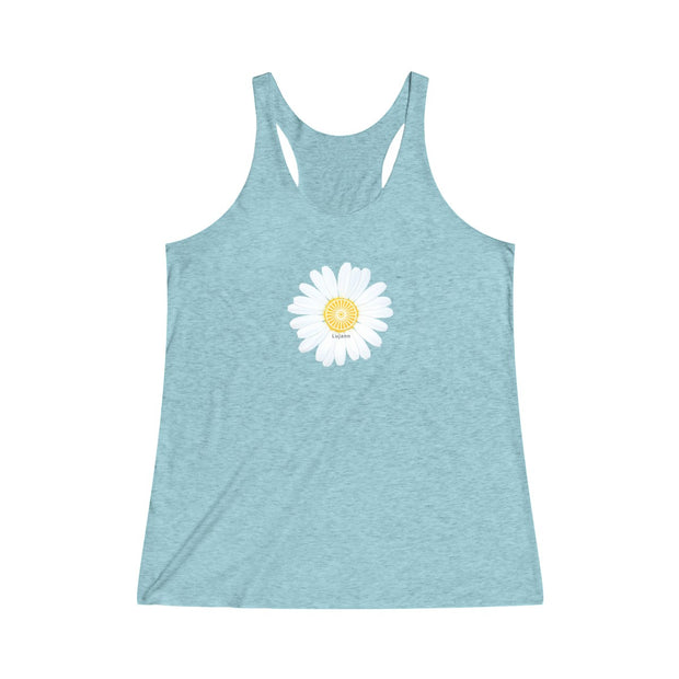 Upsy-Daisy Tri-Blend Racerback Tank (multiple color options)