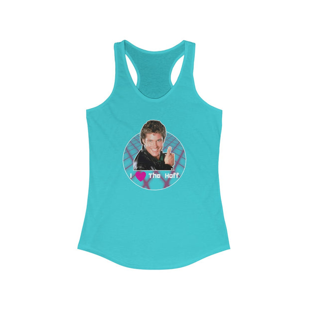 I Heart The Hoff Racerback Tank Top