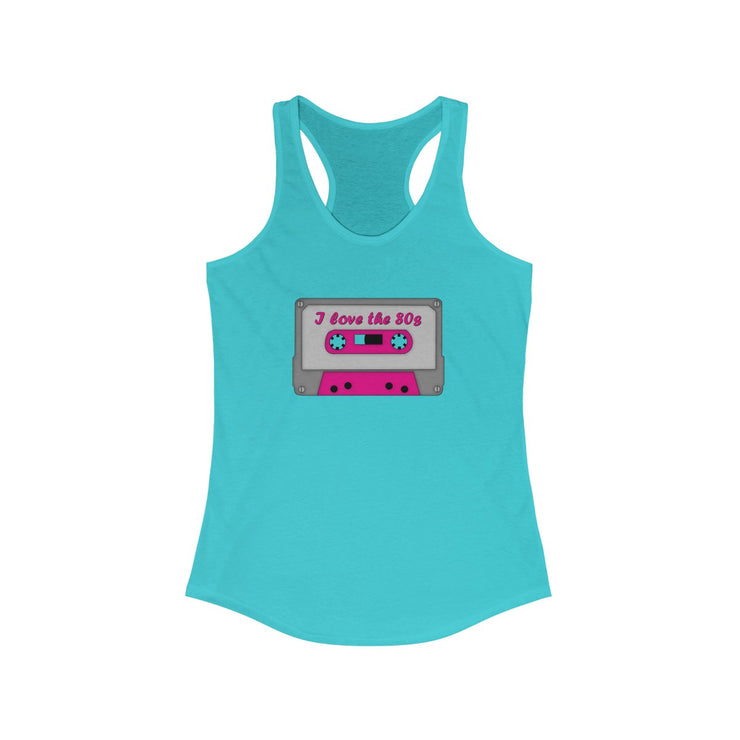 "I Love the 80's" Racerback Tank