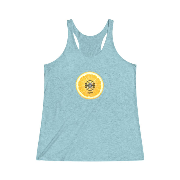 Garden Party Refresher Tri-Blend Racerback Tank