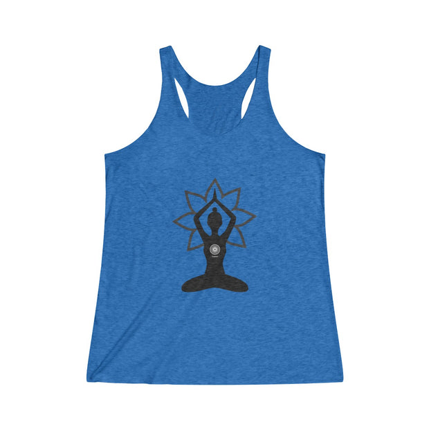 Garden Bloom Tri-Blend Racerback Tank (multiple color options)