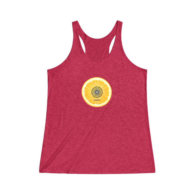 Garden Party Refresher Tri-Blend Racerback Tank