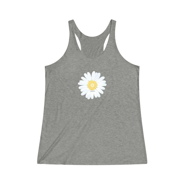 Upsy-Daisy Tri-Blend Racerback Tank (multiple color options)
