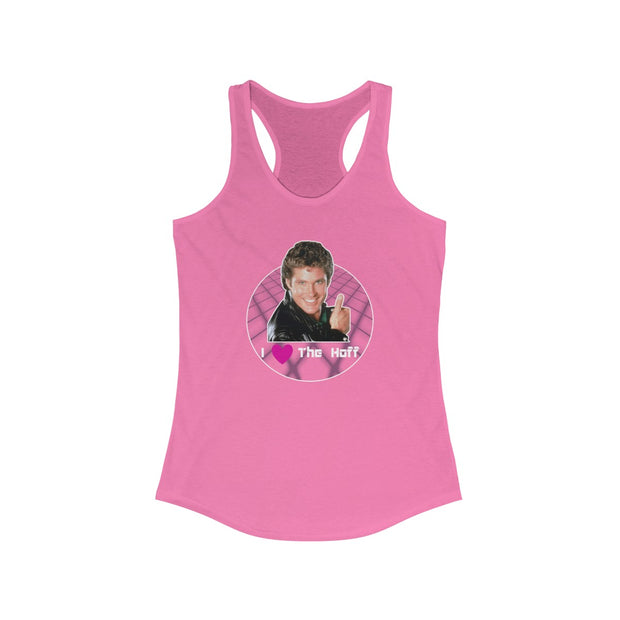 I Heart The Hoff Racerback Tank Top