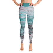 Activewear Athleisure Yoga Leggings similar to athleisure yoga leggings by Lululemon Athletica, Fabletics, Sweaty Betty, Under Armour, Nike, Nordstrom and Adidas for yoga, fitness, Pilates, workouts in moisture-wicking fabric, high fashion prints and bright colors for hiking, camping, surfing, running, swimming, snorkeling, and other outdoor activities as well as lounging, meditation, stretching and relaxing, all for the city girl