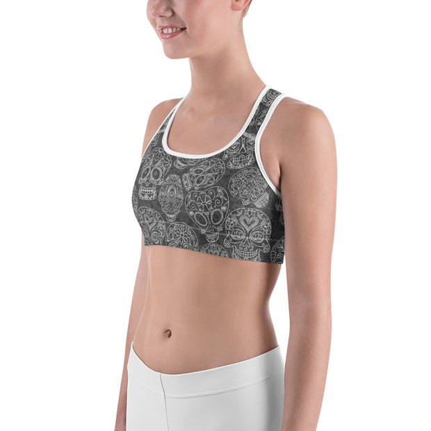 "Día de Los Muertos" Fitness Bra