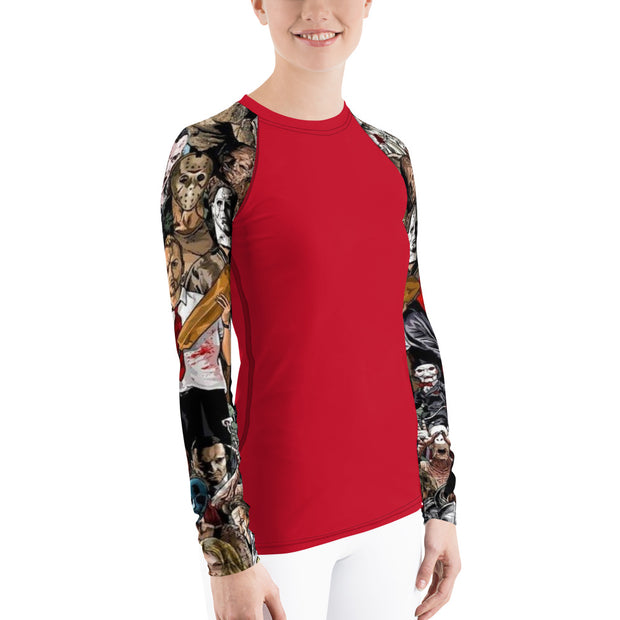 "Horror Flix" Land & Sea Fitness Top
