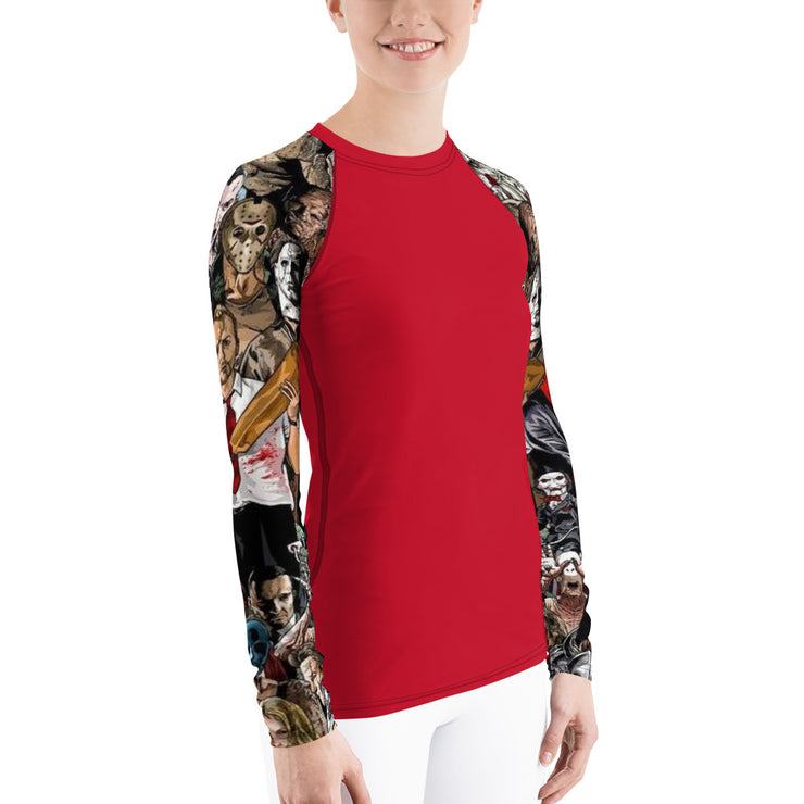 "Horror Flix" Land & Sea Fitness Top