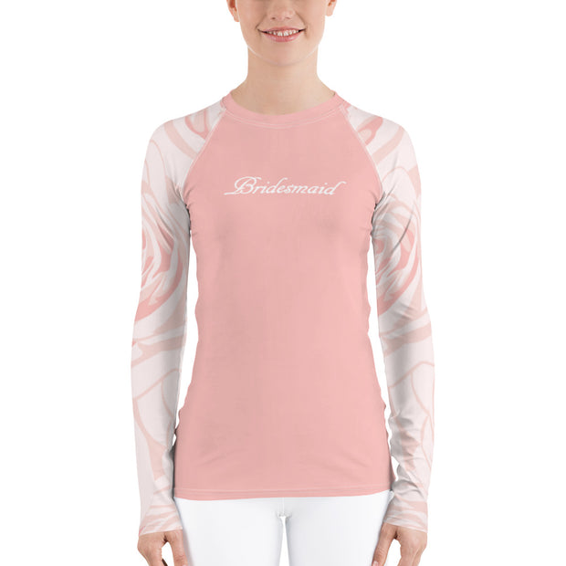 Blush Bridesmaid Fitness Top