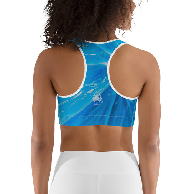 Citrus Blues Sports Bra