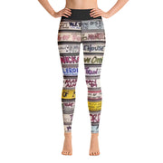 My Punk Wave Mix Tape Collection Yoga Leggings