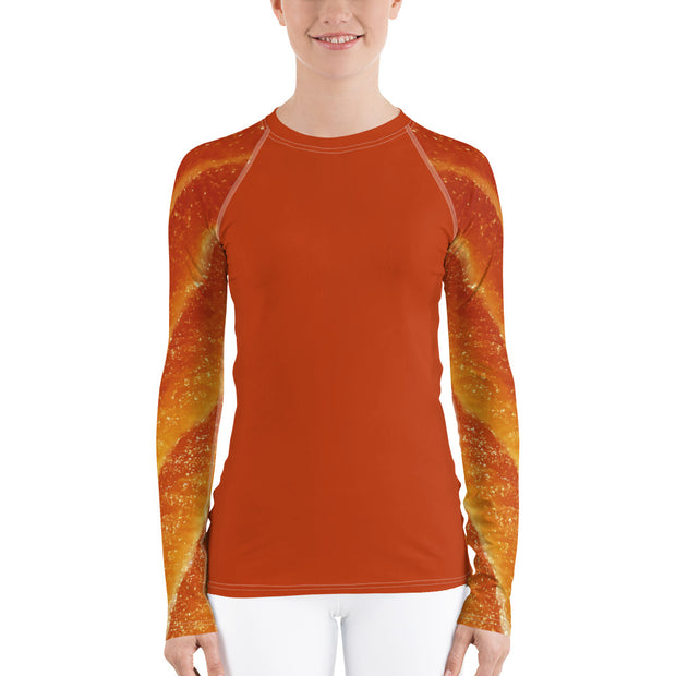 "Citrus Gold" Land & Sea Fitness Top