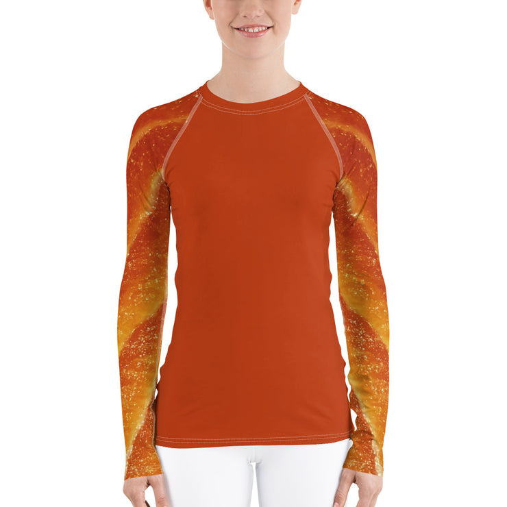 "Citrus Gold" Land & Sea Fitness Top