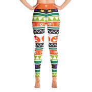 Activewear Athleisure Yoga Leggings similar to athleisure yoga leggings by Lululemon Athletica, Fabletics, Sweaty Betty, Under Armour, Nike, Nordstrom and Adidas for yoga, fitness, Pilates, workouts in moisture-wicking fabric, high fashion prints and bright colors for hiking, camping, surfing, running, swimming, snorkeling, and other outdoor activities as well as lounging, meditation, stretching and relaxing, all for the city girl