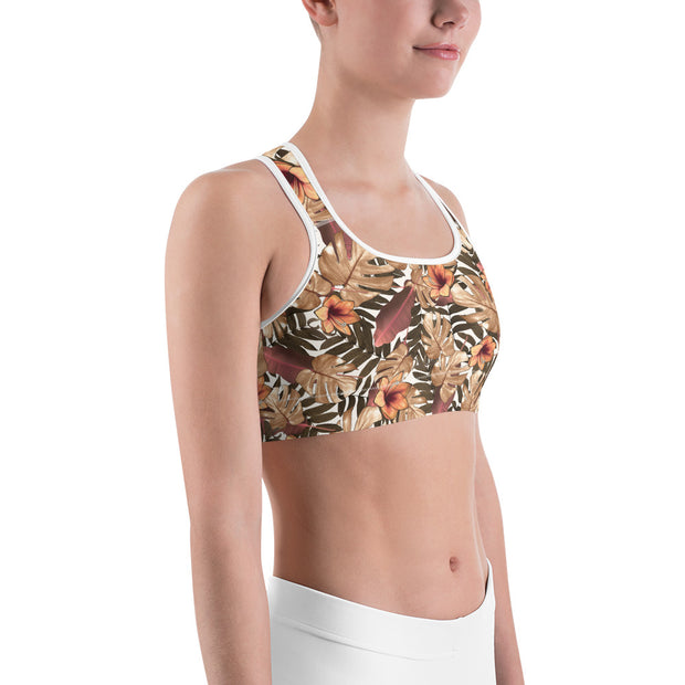 "Desert Bloom" Unpadded Fitness Bra