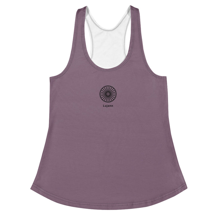LSB Racerback Fitness Tank Top in Grapeade