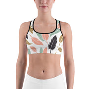 Flirty Feathers Sports Bra