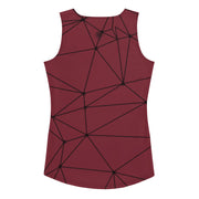 LSB GeoLine Fitness Tank Top in Biking Red