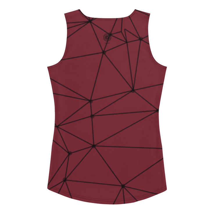 LSB GeoLine Fitness Tank Top in Biking Red