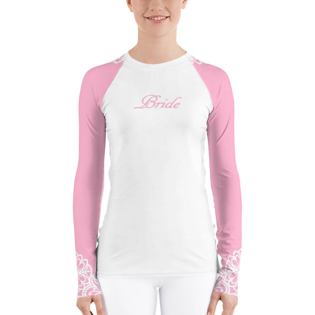 Pretty In Pink Bride Fitness Top