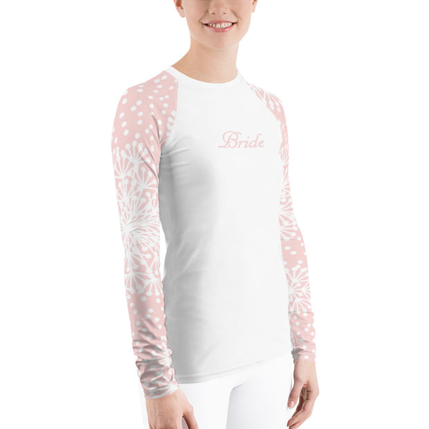 Pink Powder Puff Bride Fitness Top
