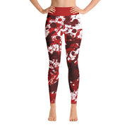 Activewear Athleisure Yoga Leggings similar to athleisure yoga leggings by Lululemon Athletica, Fabletics, Sweaty Betty, Under Armour, Nike, Nordstrom and Adidas for yoga, fitness, Pilates, workouts in moisture-wicking fabric, high fashion prints and bright colors for hiking, camping, surfing, running, swimming, snorkeling, and other outdoor activities as well as lounging, meditation, stretching and relaxing, all for the city girl