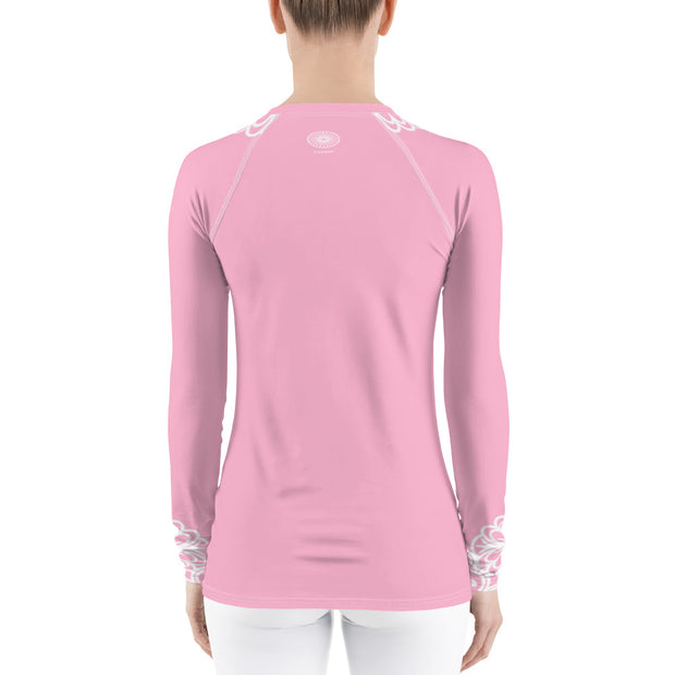 Pretty In Pink Bridesmaid Fitness Top