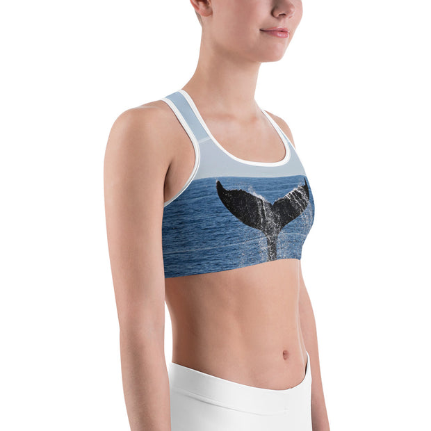 Save the Whales Sports Bra