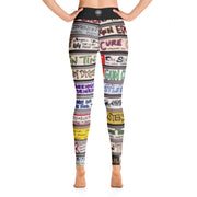 My Punk Wave Mix Tape Collection Yoga Leggings